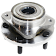 Front, Driver or Passenger Side Wheel Hub, with Bearing, without 14 (in) Wheels