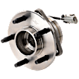 Front, Driver or Passenger Side Wheel Hub, With Bearing, With Sensor, 5 x 4.5 in. Bolt Pattern
