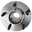 Front, Driver or Passenger Side Wheel Hub, 5 Lugs, With Bearing, 5 x 4.53 in. Bolt Pattern