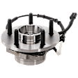 Front, Driver or Passenger Side Wheel Hub, With Bearing, With Sensor, 5 x 5.31 in. Bolt Pattern, 4WD
