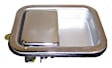 J5758172 Front, Passenger Side Exterior Door Handle, Chrome, without Keyhole, Paddle Style