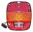 J5764204 Driver or Passenger Side Halogen Tail Light, Without bulb(s), OE Replacement