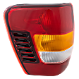 2004 Jeep Grand Cherokee Overland - Driver Side Halogen Tail Light, Without bulb(s), OE Replacement