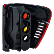 2004 Jeep Grand Cherokee Overland - Driver Side Halogen Tail Light, Without bulb(s), OE Replacement