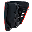 2004 Jeep Grand Cherokee Overland - Driver Side Halogen Tail Light, Without bulb(s), OE Replacement