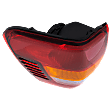 2004 Jeep Grand Cherokee Overland - Driver Side Halogen Tail Light, Without bulb(s), OE Replacement