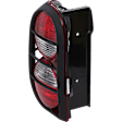 Driver Side Tail Light, without Bulb, Halogen, Clear and Red Lens, Limited/Renegade/Sport Model, 6 Cyl., 3.7L Engine, For Models With Tail Lamp Guard