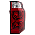 Passenger Side Tail Light, with Bulb, Halogen, Clear and Red Lens