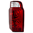 Passenger Side Tail Light, with Bulb, Halogen, Clear and Red Lens