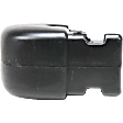 Rear, Driver Side Bumper End, Primed Plastic