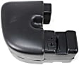 Rear, Driver Side Bumper End, Primed Plastic