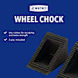 J99170001 Wheel Chock, Rubber