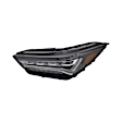 Driver Side Halogen Headlight, With bulb(s), OE Replacement