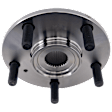 Front, Driver or Passenger Side or (Rear, MDX/Pilot) Wheel Hub, 5 Lugs, Without Bearing