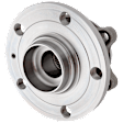 Front, Driver or Passenger Side Wheel Hub, with Bearing, FWD, 4 Bolt Mounting Flange - Non Brake Code 1ZF