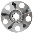 Rear, Driver or Passenger Side Wheel Hub, With Bearing, ABS tone ring and wheel studs