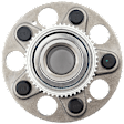 Rear, Driver or Passenger Side Wheel Hub, With Bearing, ABS tone ring and wheel studs