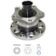 Rear, Driver or Passenger Side Wheel Hub, With Bearing, 5 x 4.41 in. Bolt Pattern