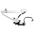Rear, Driver Side Power Window Regulator, With Motor