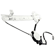 Rear, Driver Side Power Window Regulator, With Motor