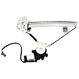 Rear, Driver Side Power Window Regulator, With Motor