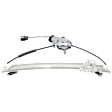 Front, Passenger Side Power Window Regulator, With Motor