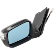 Driver Side Mirror, Power Adjust, Manual Folding, Heated, Paintable, In-housing Signal Light, With memory, No Puddle Light, No Auto-Dimming, No Blind Spot Feature
