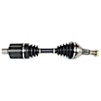 Front, Driver Side Axle Assembly, FWD, V6 Engine