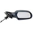 Passenger Side Mirror, Power Adjust, Manual Folding, Heated, Paintable, In-housing Signal Light, With memory, No Puddle Light, No Auto-Dimming, No Blind Spot Feature