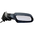 Passenger Side Mirror, Power Adjust, Manual Folding, Heated, Paintable, In-housing Signal Light, With memory, No Puddle Light, No Auto-Dimming, No Blind Spot Feature