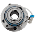Wheel Hub, 5 Lugs, With Bearing, With Sensor
