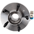 Wheel Hub, 5 Lugs, With Bearing, With Sensor