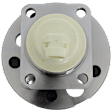 Rear, Driver or Passenger Side Wheel Hub, With Bearing, With Sensor, 5 x 4.53 in. Bolt Pattern
