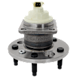 Rear, Driver or Passenger Side Wheel Hub, With Bearing, With Sensor, 5 x 4.53 in. Bolt Pattern