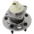 Rear, Driver or Passenger Side Wheel Hub, With Bearing, With Sensor, 5 x 4.53 in. Bolt Pattern