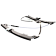 Front, Passenger Side Power Window Regulator, Without Motor