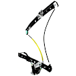 Front, Driver Side Window Regulator, Power, With Motor, E46 Body, Sedan/Wagon