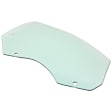 Front, Passenger Side Door Glass, Clear, Without Clips, Replaces NAGS No. FD24759 GTNN