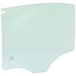 Rear, Passenger Side Door Glass, Green Tint, Without Clips, 4-Door, Sedan, Replaces NAGS No. FD22618 GTNN