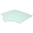 Rear, Passenger Side Door Glass, Green Tint, Without Clips, 4-Door, Sedan, Replaces NAGS No. FD22618 GTNN
