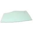 Rear, Passenger Side Door Glass, Green Tint, Without Clips, 4-Door, Sedan, Replaces NAGS No. FD22618 GTNN