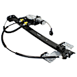 2007 Chevrolet Trailblazer - Rear, Driver Side Power Window Regulator, With Motor