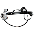 2007 Chevrolet Trailblazer - Rear, Driver Side Power Window Regulator, With Motor