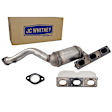 Front Catalytic Converter, Federal EPA Standard, 46-State Legal (Cannot ship to CA, CO, NY or ME), Direct Replacement Series, Direct Fit