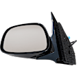 Driver Side Mirror, Power, Manual Folding, Non-Heated, Paintable, No Signal Light, No Memory, No Puddle Light, No Auto-Dimming, No Blind Spot Feature