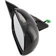 Passenger Side Mirror, Power Adjust, Manual Folding, Non-Heated, Paintable, No Signal Light, No Memory, No Puddle Light, No Auto-Dimming, No Blind Spot Feature