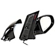Passenger Side Mirror, Power Adjust, Manual Folding, Heated, Paintable, No Signal Light, No Memory, No Puddle Light, No Auto-Dimming, No Blind Spot Feature