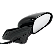 Passenger Side Mirror, Power Adjust, Power Folding, Heated, Paintable, In-housing Signal Light, With memory, No Puddle Light, No Auto-Dimming, With Blind Spot Detection in Glass