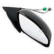 Passenger Side Mirror, Power Adjust, Power Folding, Heated, Paintable, In-housing Signal Light, With memory, No Puddle Light, No Auto-Dimming, With Blind Spot Detection in Glass