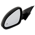 Driver Side Mirror, Power Adjust, Manual Folding, Heated, Paintable, In-Housing Signal Light, With Memory, No Puddle Light, No Auto-Dimming, With Blind Spot Detection in Glass